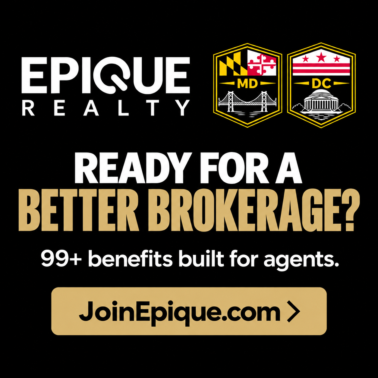Ready for a better brokerage with Epique Realty