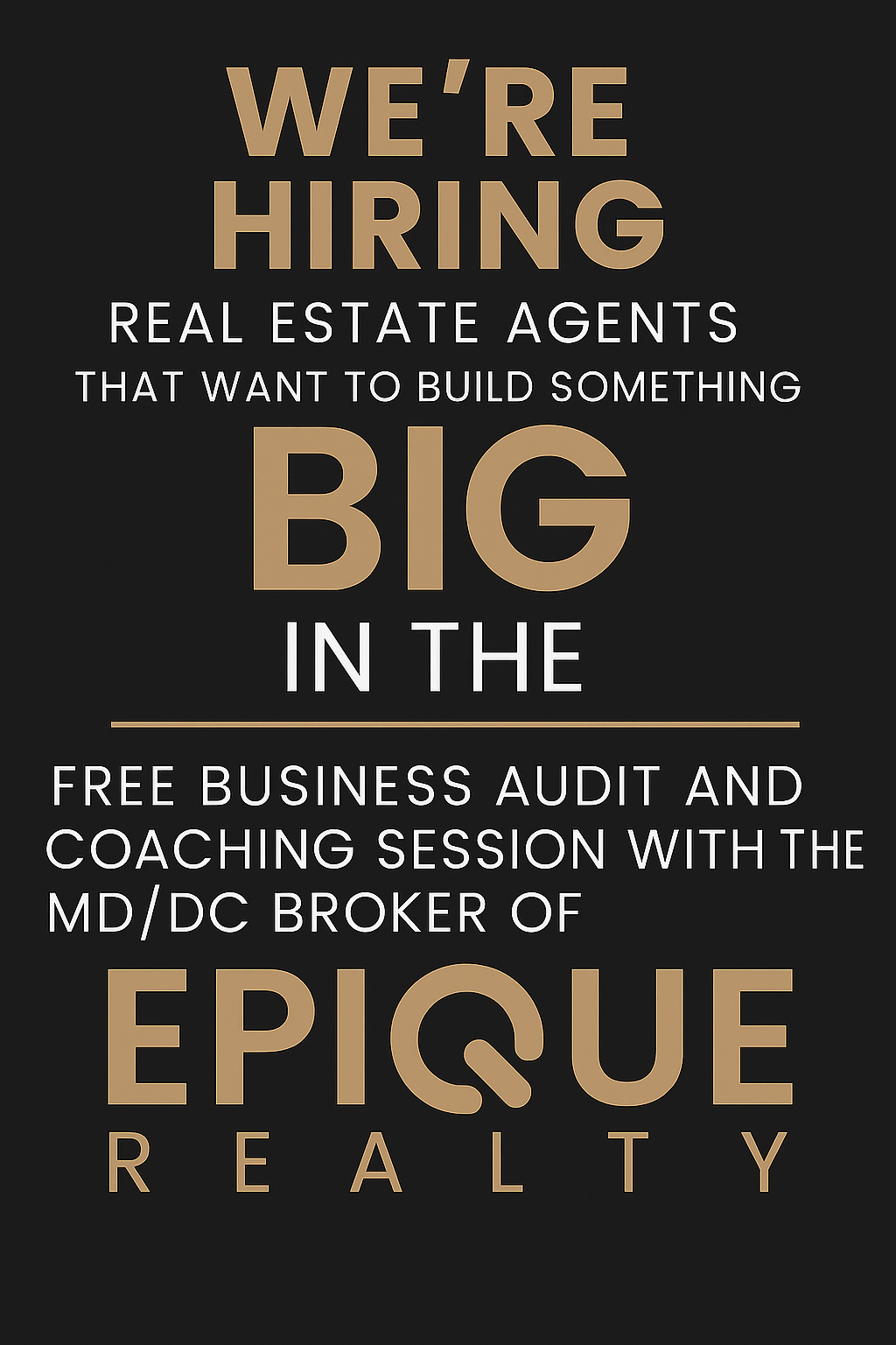 Free business audit and coaching session flyer
