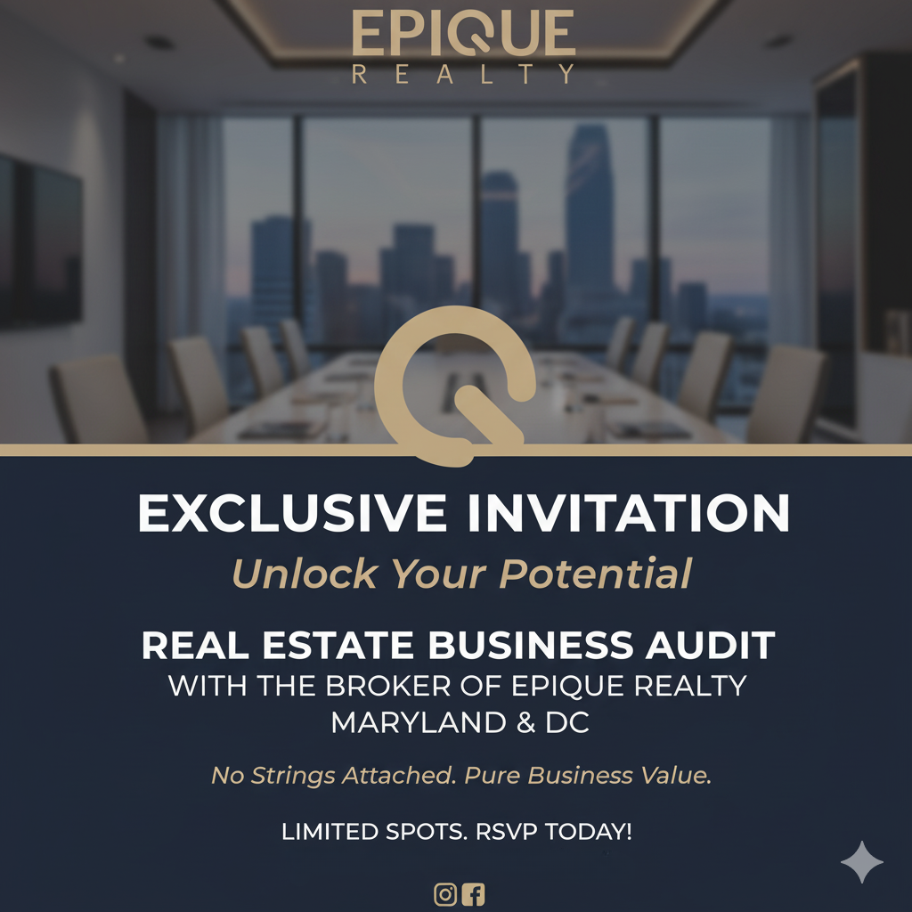Epique real estate business audit invitation